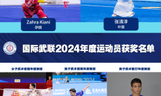 开云体育下载:张清淳、邓智瑄当选国际武联2024年度运动员